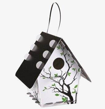 Fågelholk Träd från Tweet Tweet Home med svart trädmotiv