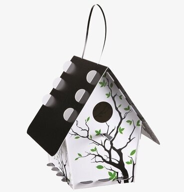 Fågelholk Träd från Tweet Tweet Home med svart trädmotiv