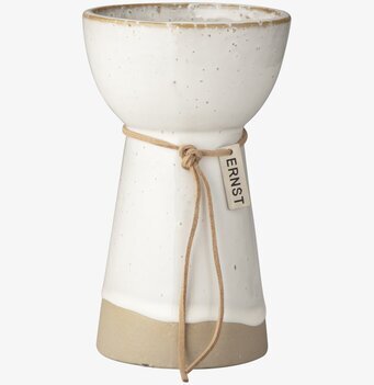 Hyacintvas Stengods ERNST från varumärket Ernst i ljusbrunt