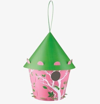 Fågelholk Rosa Träd från Tweet Tweet Home, färgglad design