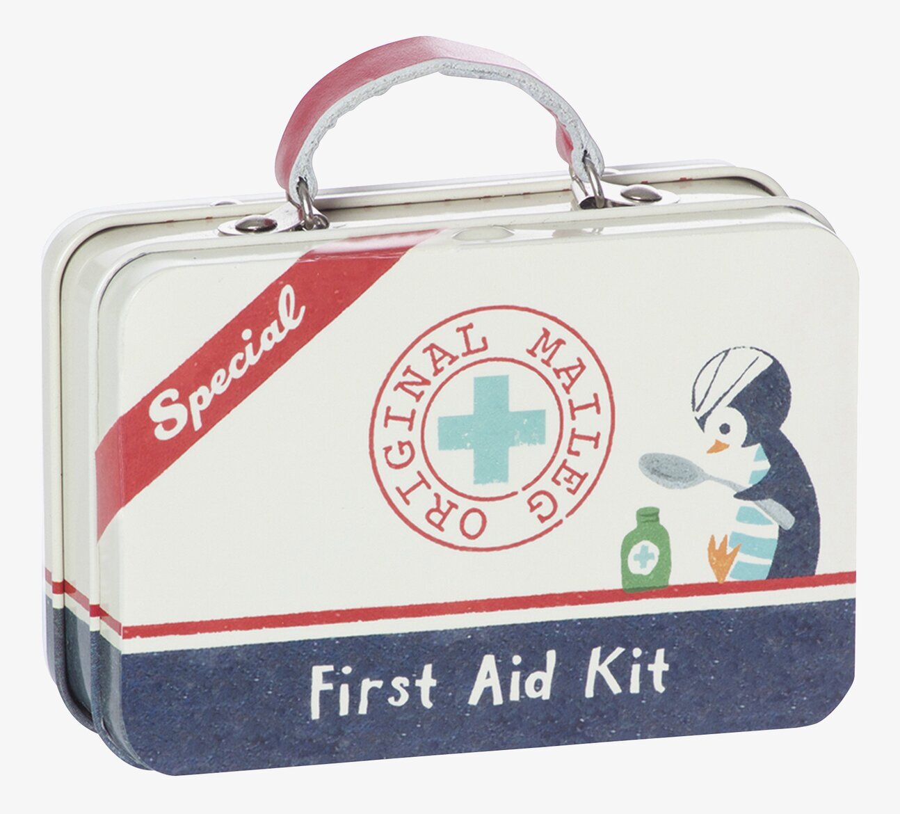 Liten Plåtburk First Aid från Maileg med charmig design