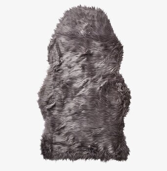 Konstgjord Lammfäll Grå Large Affari Övrig prydnad/dekoration för inredning innemiljö