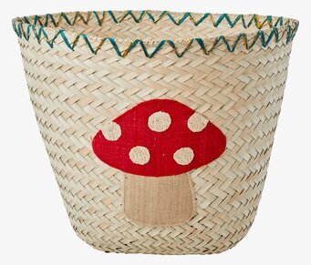 Förvaringskorg Flugsvamp från Rice med flätat material