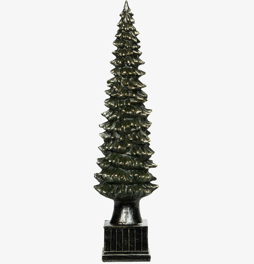 Gran Lyx Mörkgrön från A Lot Decoration, dekorativ skulptur