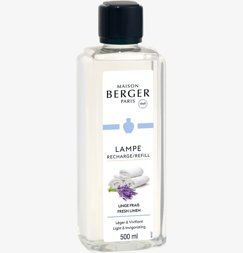 Fresh Linen - Maison Berger Paris refillflaska, 500 ml
