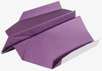Origami Flygplan från Worldwide co i lila och vitt papper