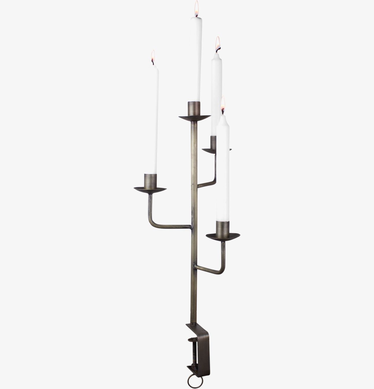 Ljusstake Ove Antik Mässing från Strömshaga med fyra grenar