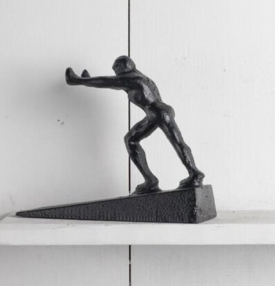 Dörrstopp Atlet från Multi Agentur i kraftig metall