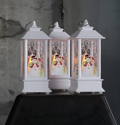 Lykta LED vattenglob Snögubbe från Multi Agentur