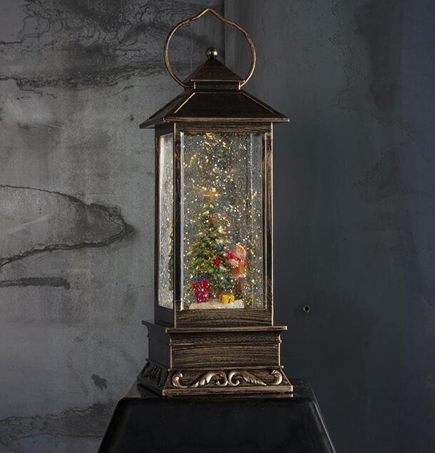 Lykta LED vattenglob från Multi Agentur med juldekorationer