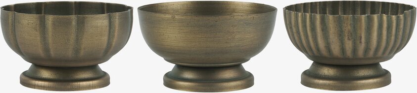 Värmeljushållare Mässing från IB Laursen i tre varianter