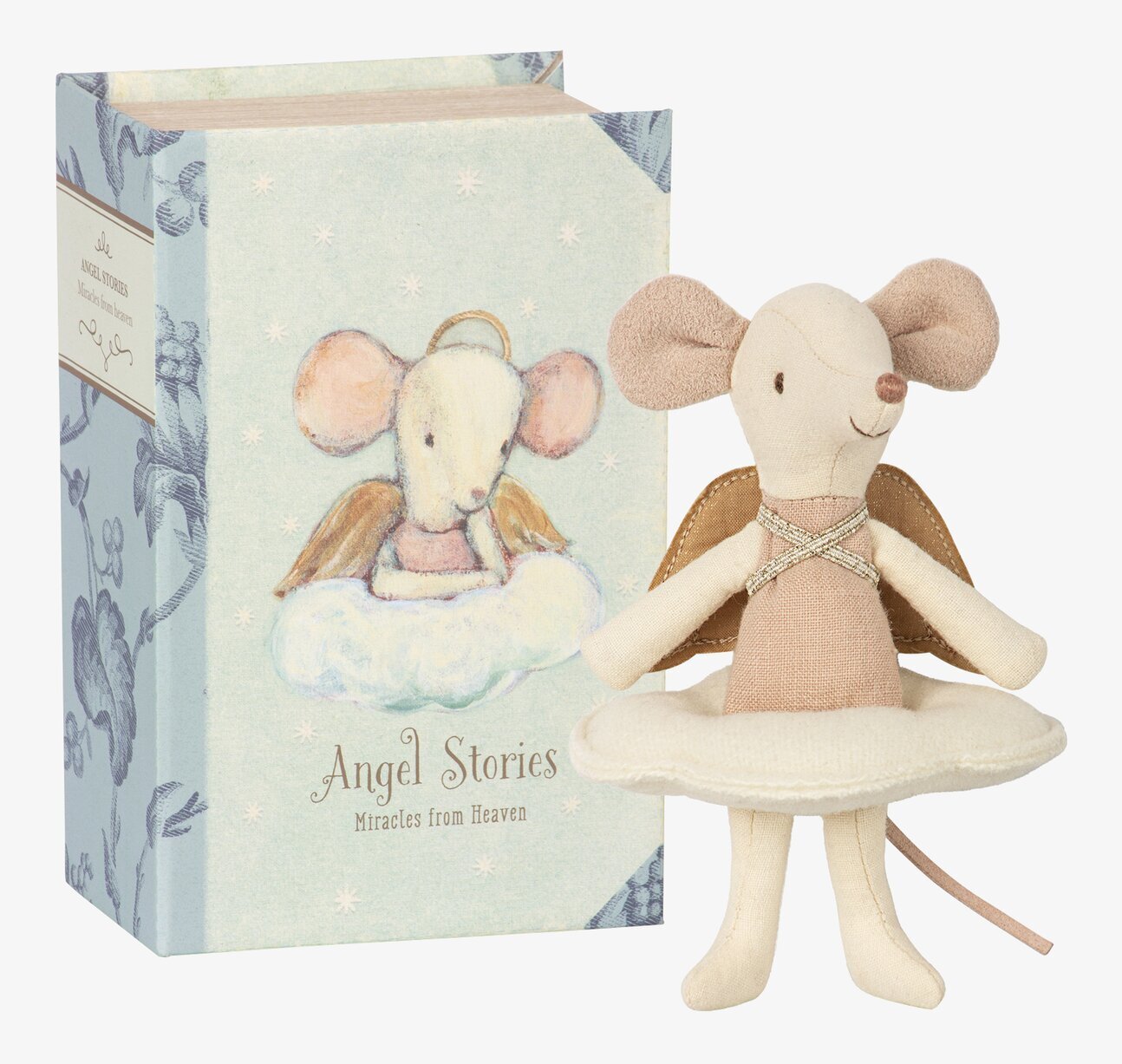 Angel Mouse - Big Sister In Book från Maileg med bokförpackning