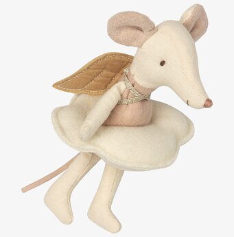 Angel Mouse - Big Sister In Book från Maileg i ljus klänning