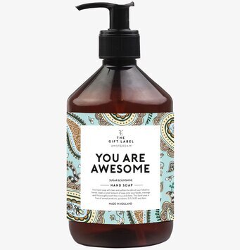 Handtvål - You Are Awesome från The Gift Label med pumpflaska