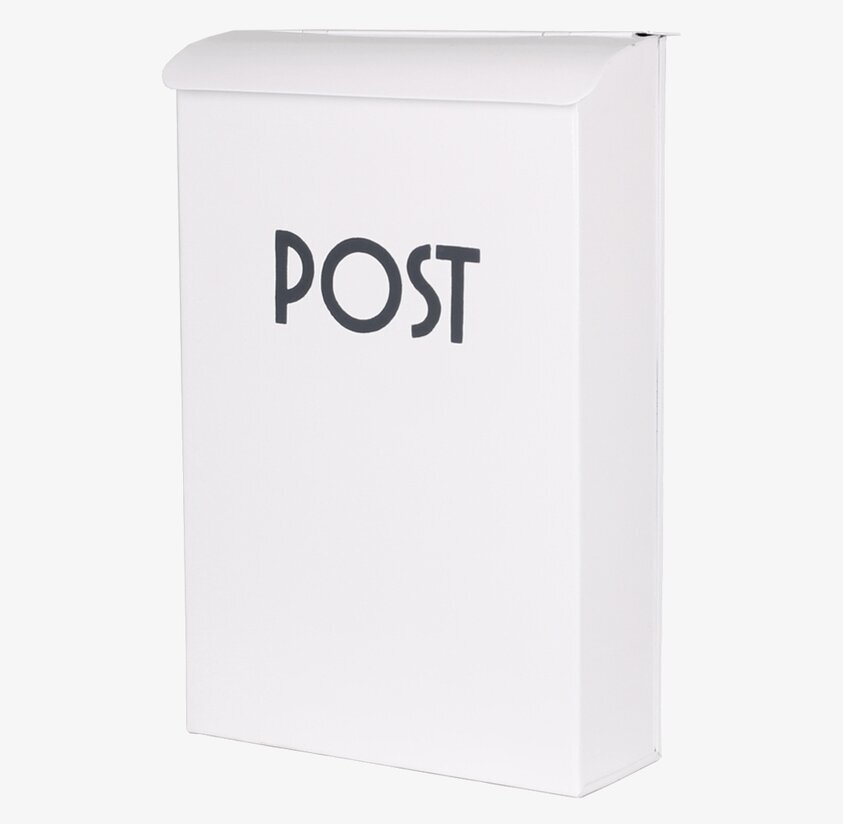 Postlåda Off-White från Strömshaga mot vit bakgrund