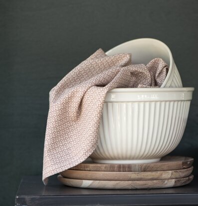 Skålset Mynte Butter Cream från IB Laursen med handduk