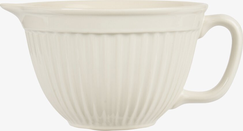 Vispskål Mynte Butter Cream från IB Laursen, gräddvit