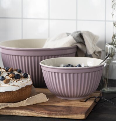 Skålset Mynte Lavender från IB Laursen i lantligt kök