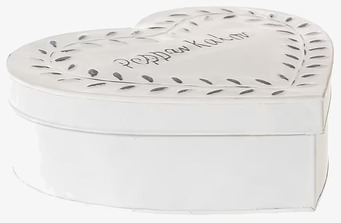 Box Pepparkakor från By ON, hjärtformad ask med text