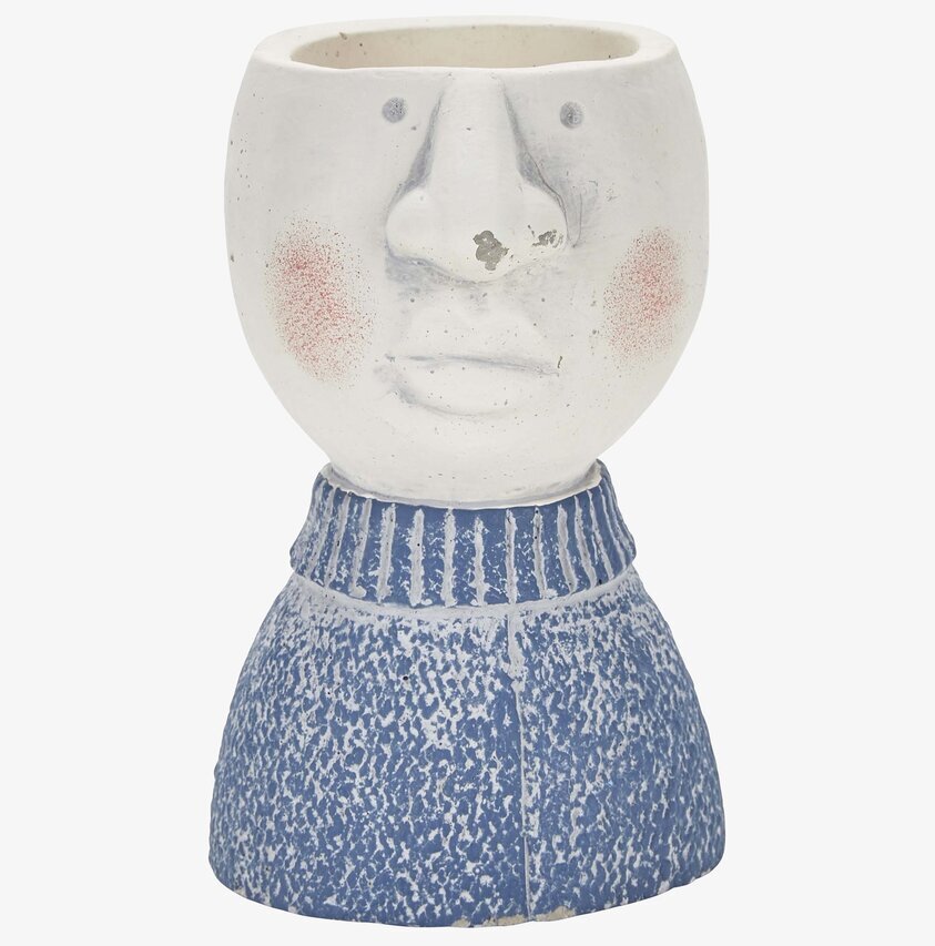 Blomkruka Ansikte Blå från Bahne med kreativ ansiktsdesign