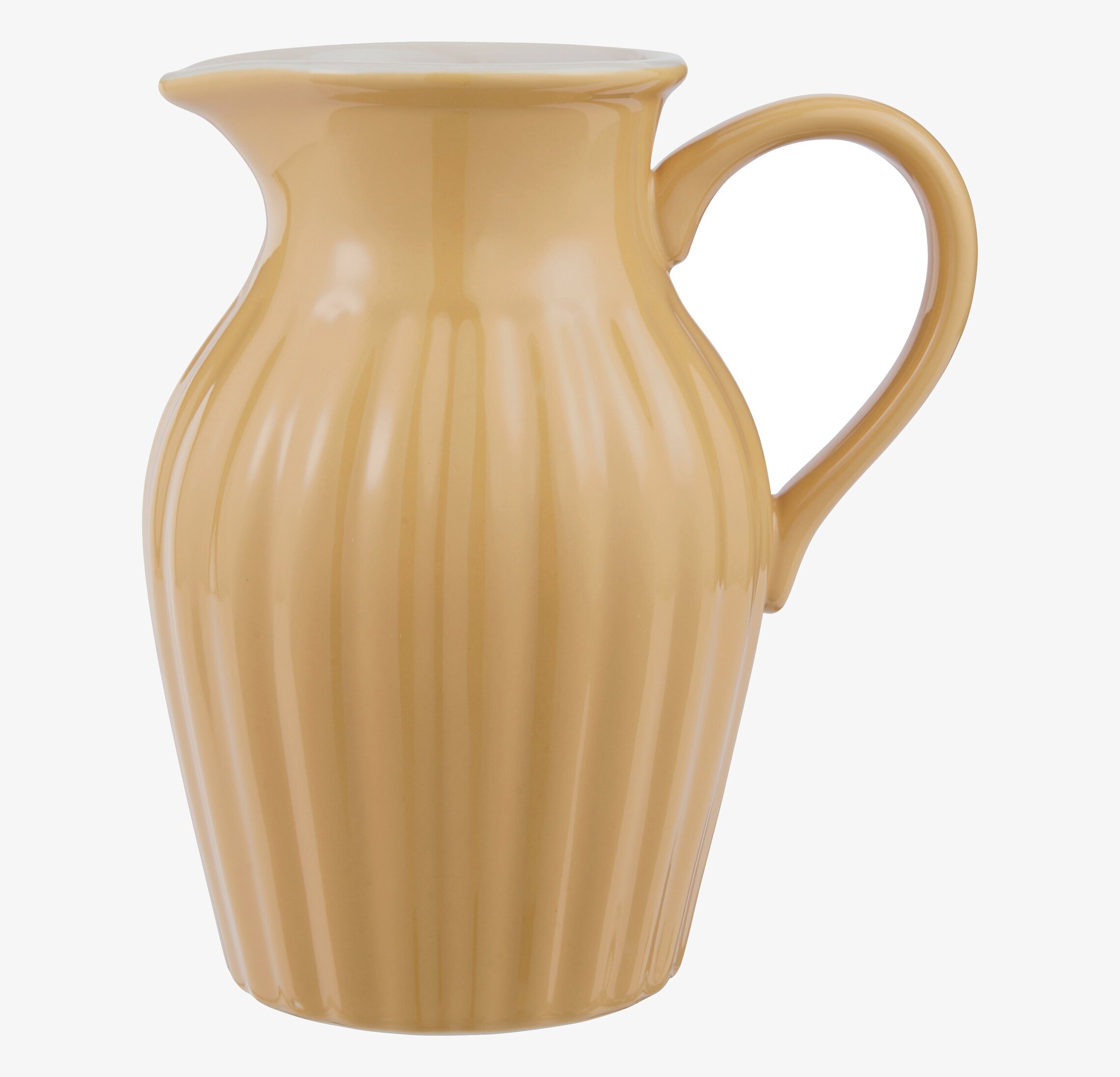 Kanna Mynte Mustard från IB Laursen i senapsgul keramik