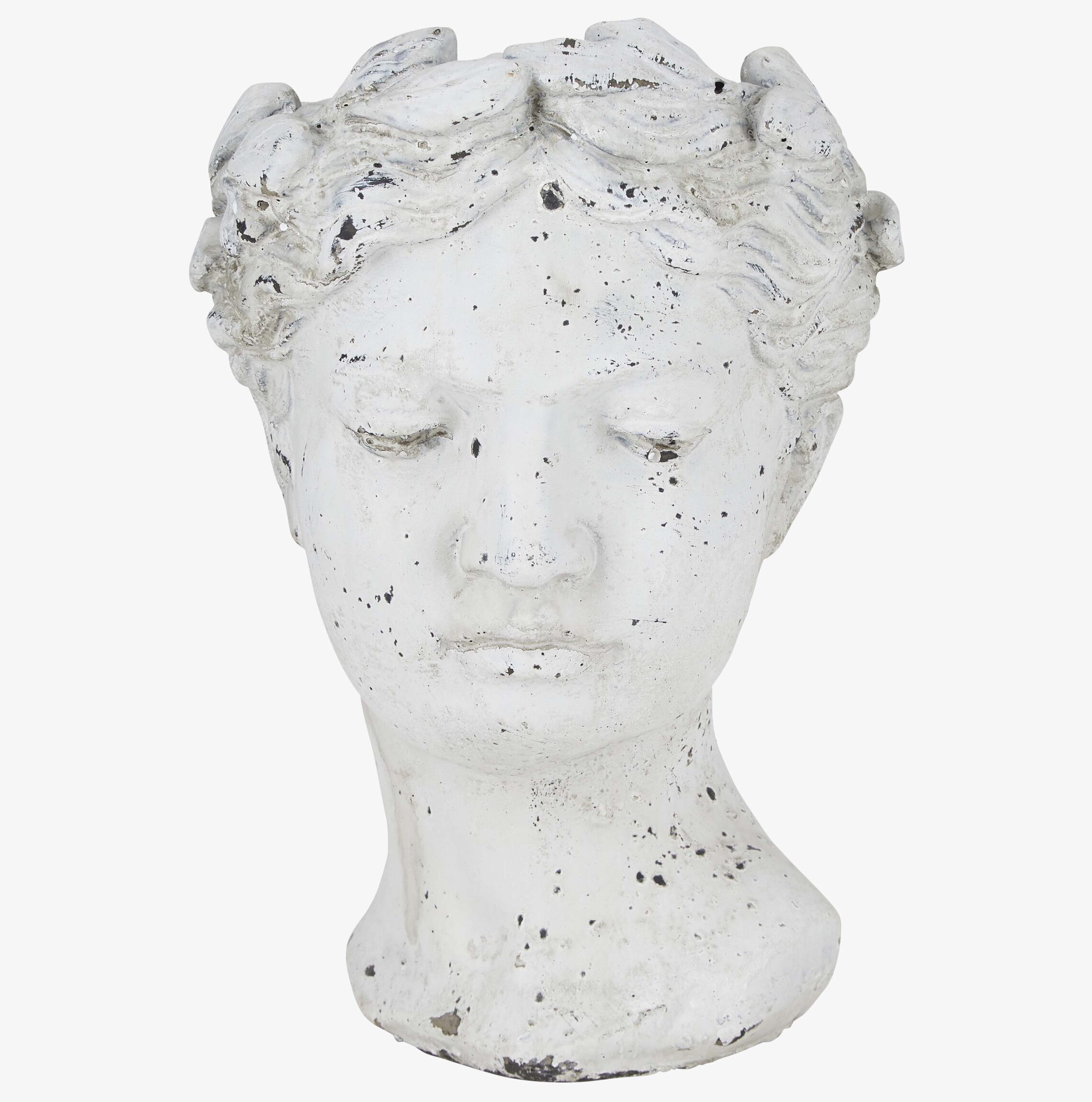 Kruka Lady Face Grå från Bahne med skulpturalt ansikte