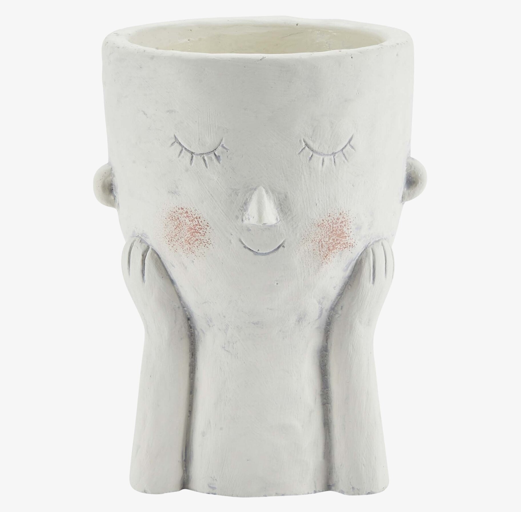 Blomkruka Ansikte Vit från Bahne med unikt ansiktsdesign