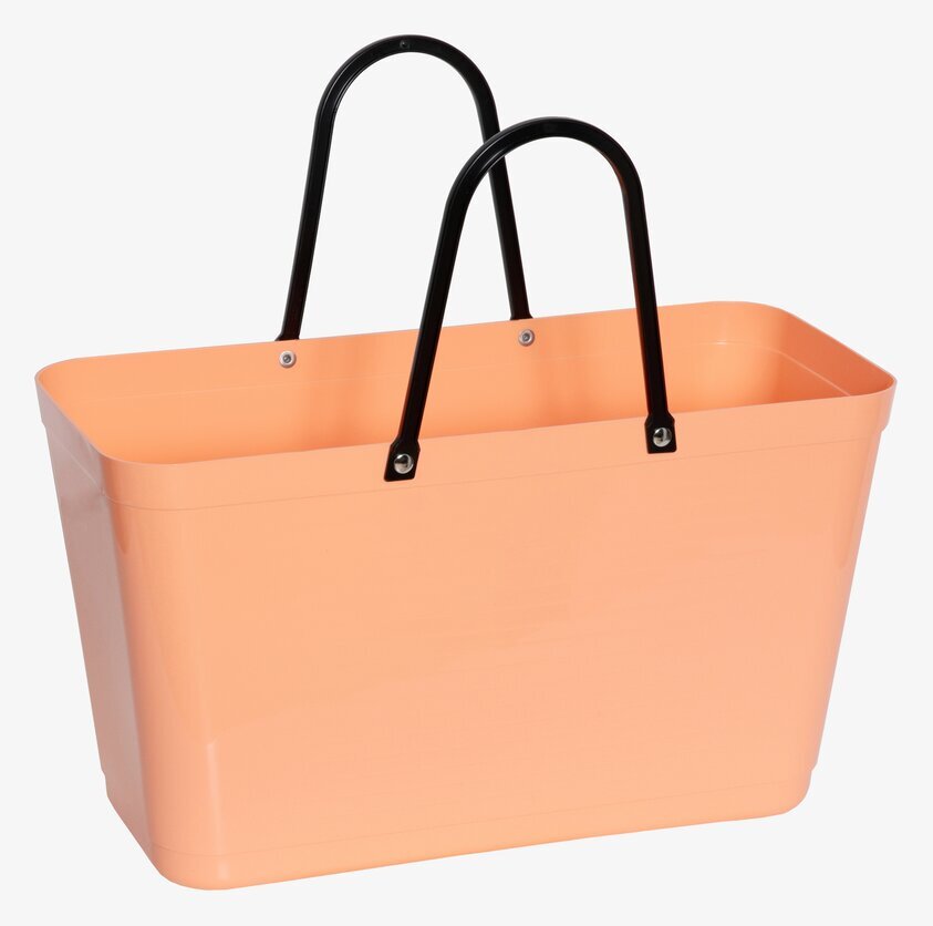 Väska Hinza Aprikos från Hinza med svarta handtag