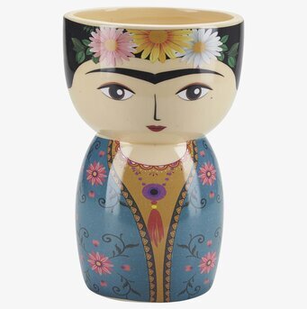 Ansiktskruka Flower från Bahne med färgglad blomsterkrans