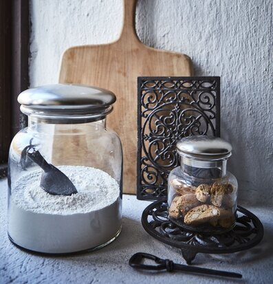 Skopa Frej L Svart Grytunderlägg S Affari Övrig prydnad/dekoration för inredning innemiljö Karottunderlägg