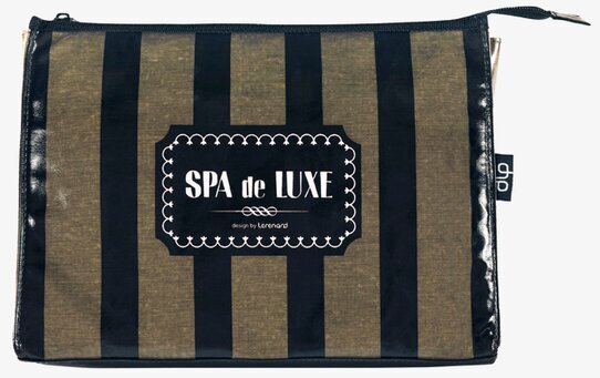 Necessär Spa de luxe från Derriére la porte i svart och guld