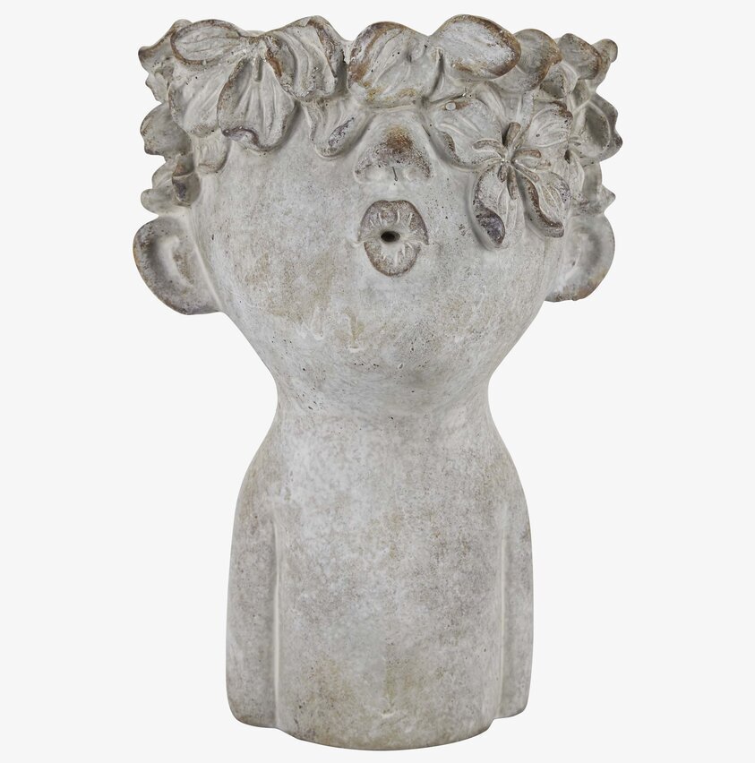 Blomkruka Kvinna Ansikte L från Bahne med antik design
