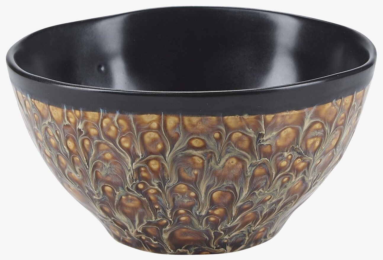 Skål Spot Brown från Bahne med djärv och distinkt design