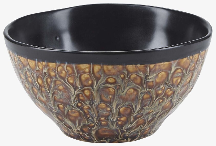 Skål Spot Brown från Bahne med djärv och distinkt design