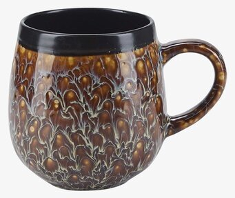 Mugg Spot Brown från Bahne med unikt brunt mönster