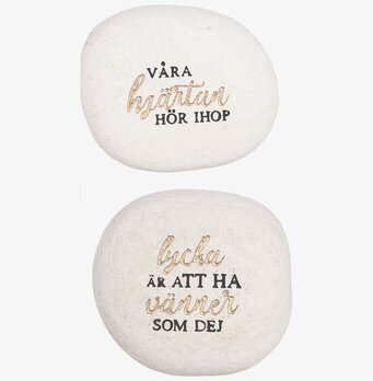 Sten Vit Graverad Med Text Different Design