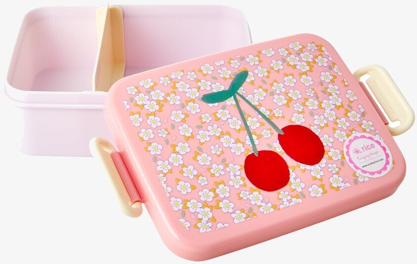 Lunchbox Flowers & Cherry Print från Rice med blommönster