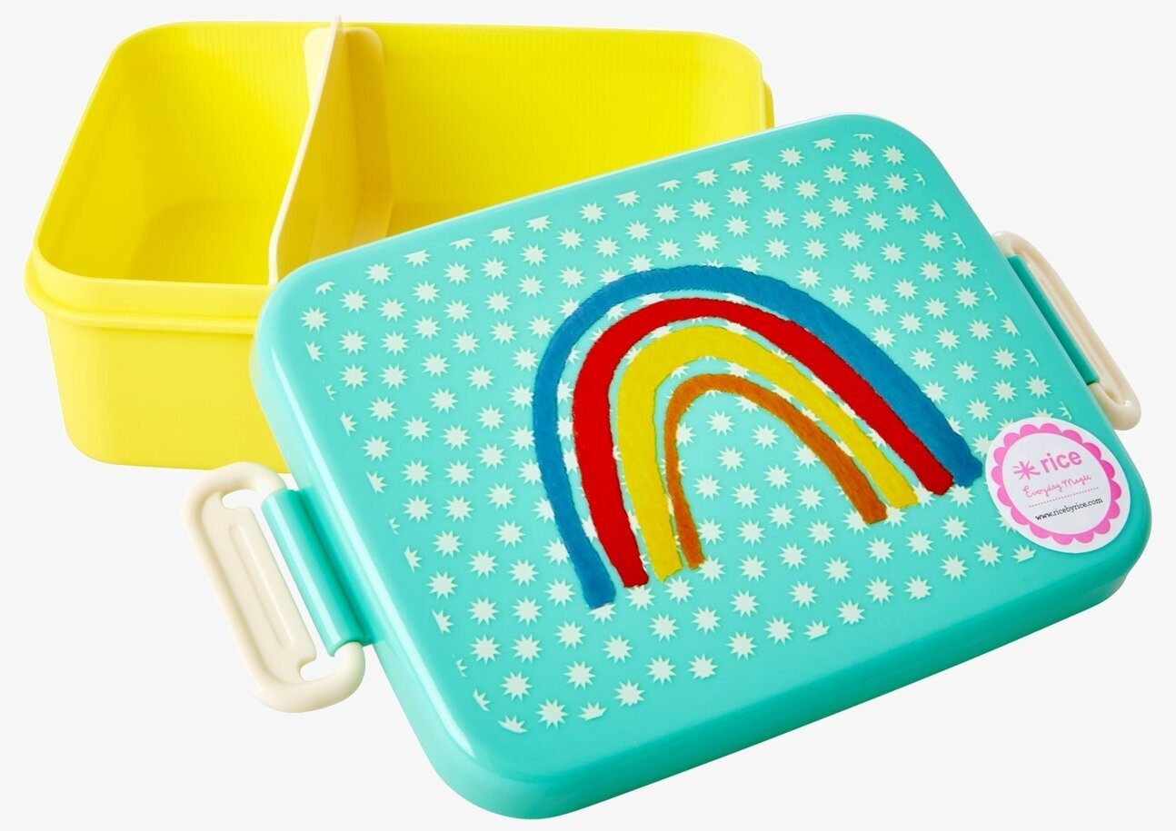 Lunchbox Rainbow & Stars Print från Rice med färgglad design
