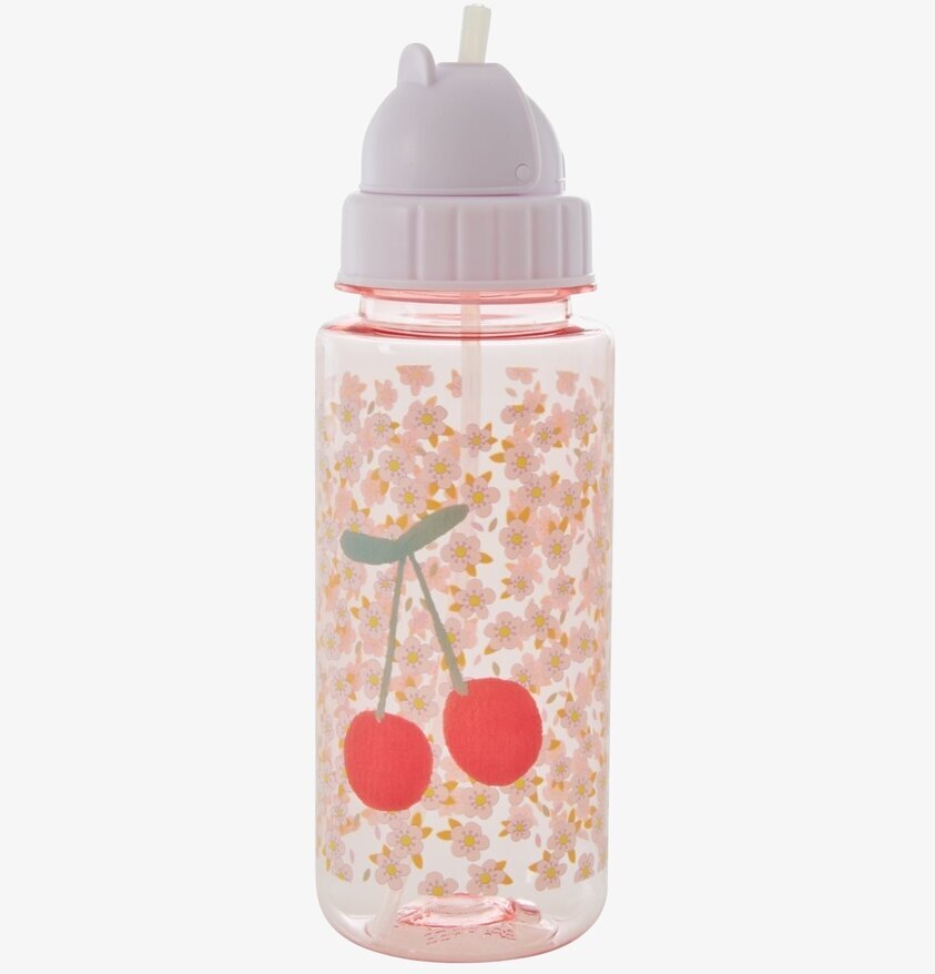Dryckesflaska Flower & Cherry Print från Rice med blommor