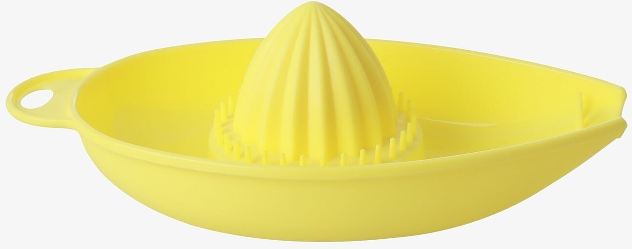 Citruspress från Rice i gul färg med praktiskt handtag