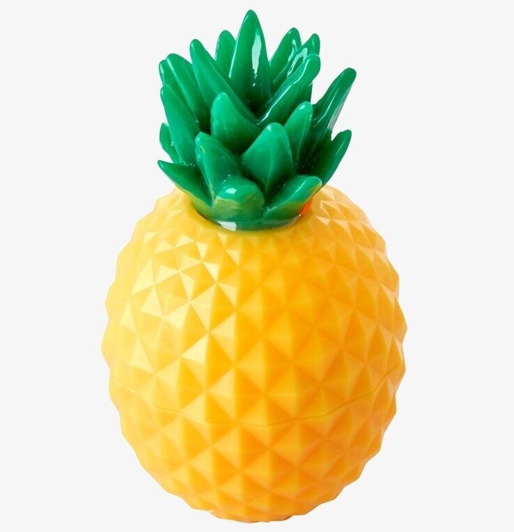 Läppbalsam Rice från Rice i ananasform med gröna blad