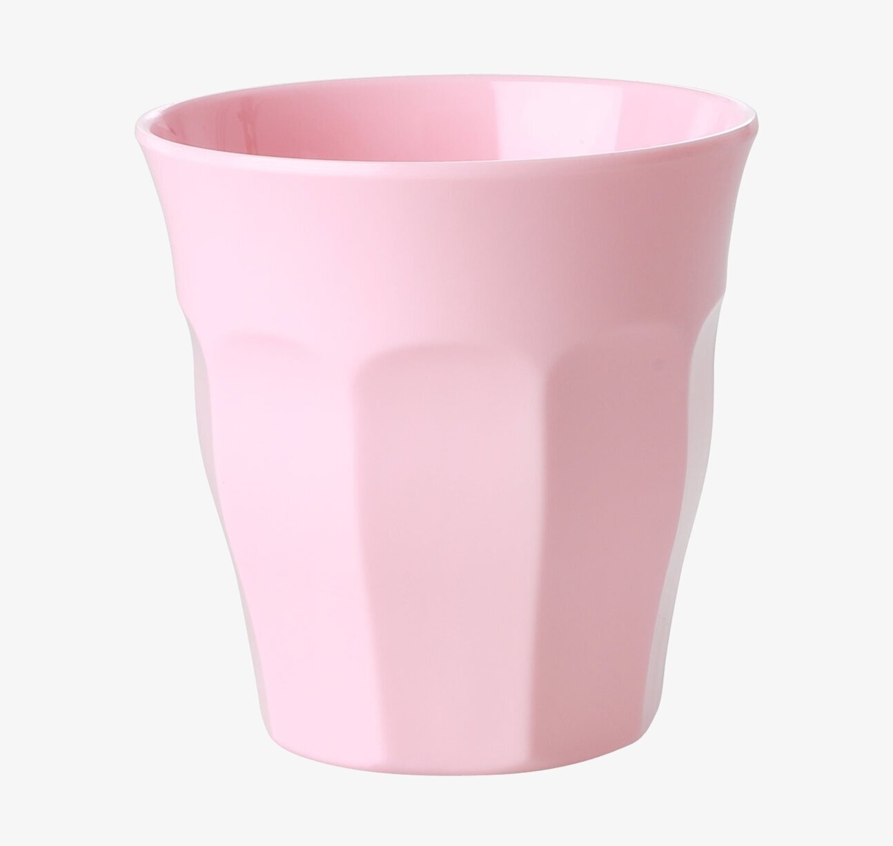 Bild av färgglad och praktisk rosa mugg med räfflor