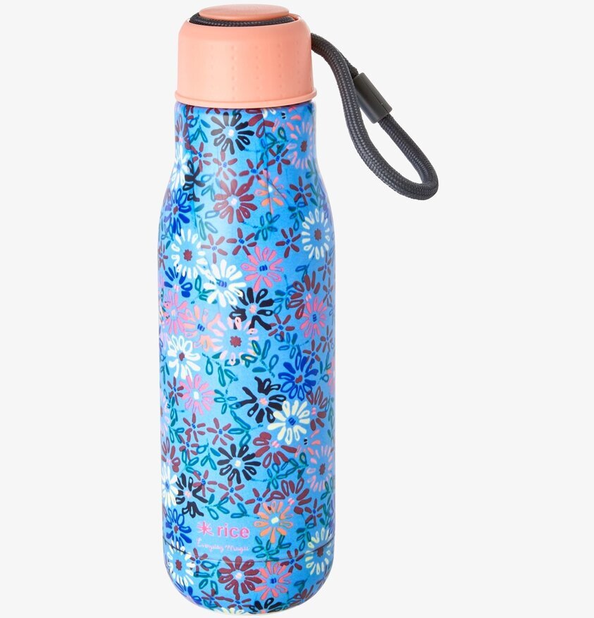 Vattenflaska Small Flower Print från Rice med blommigt mönster