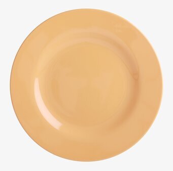 Assietter 6-Pack - Let´s Summer Print från Rice i aprikos