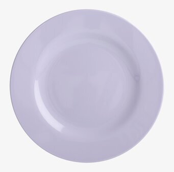 Assietter 6-Pack - Let´s Summer Print från Rice i lila färg