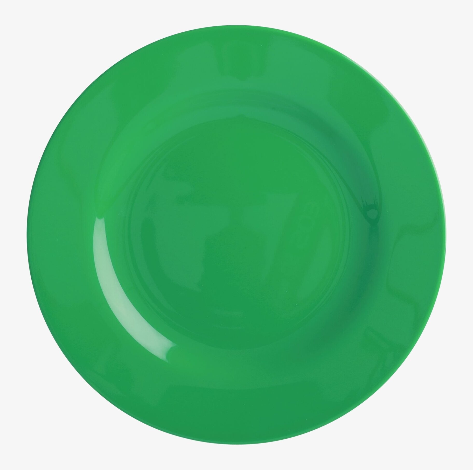 Assietter 6-Pack - Let´s Summer Print från Rice i gräsgrönt