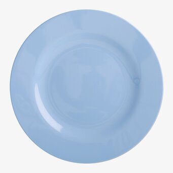 Rice Assietter 6-Pack - Let´s Summer Print i ljusblå färg