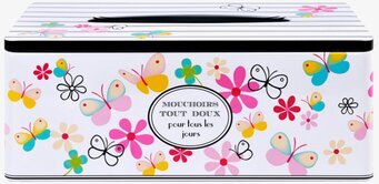 Servettställ Blomma från Derriére la porte med blommönster