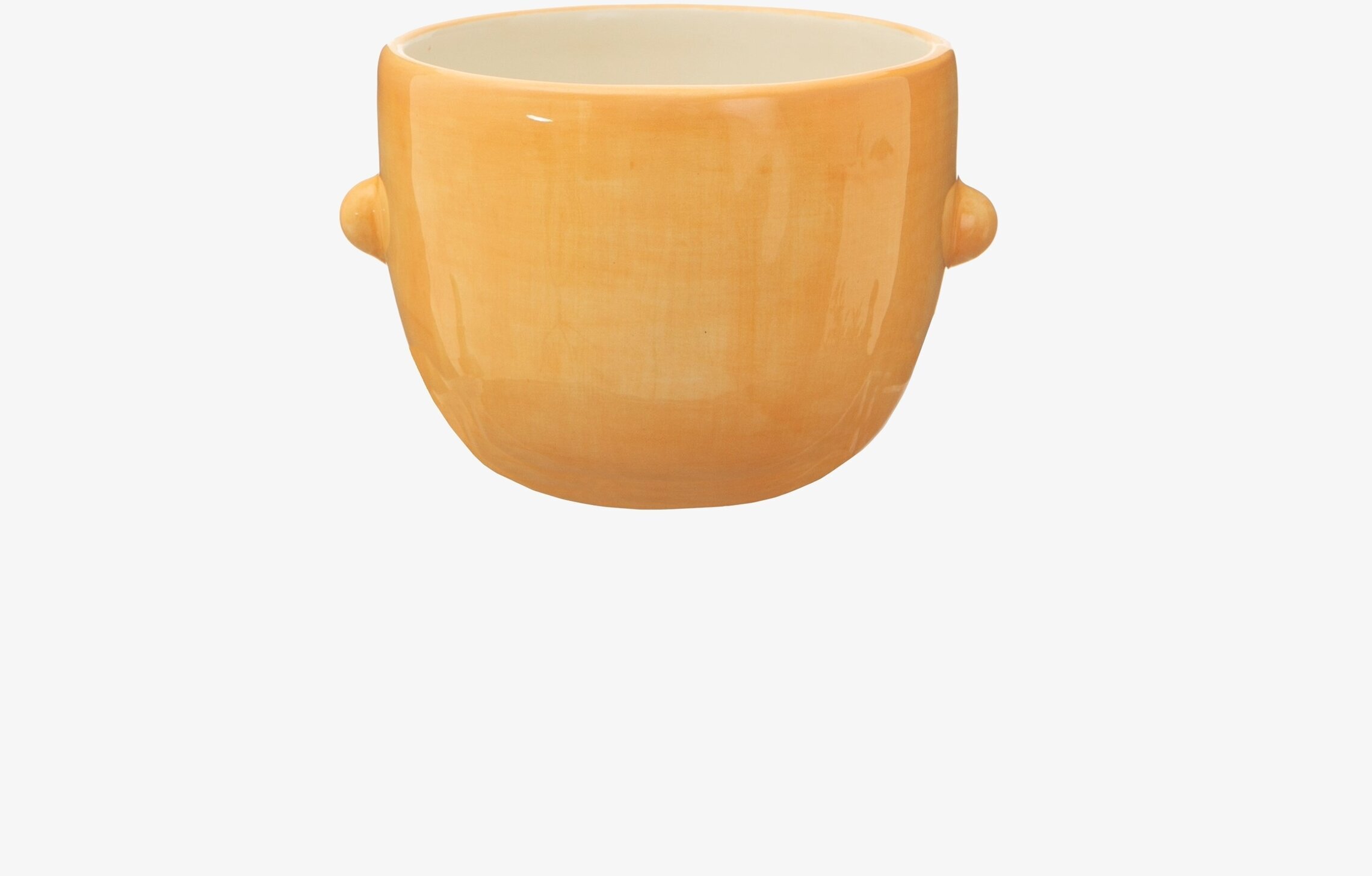 Kruka Mini Ross från Sass & Belle i orange keramik