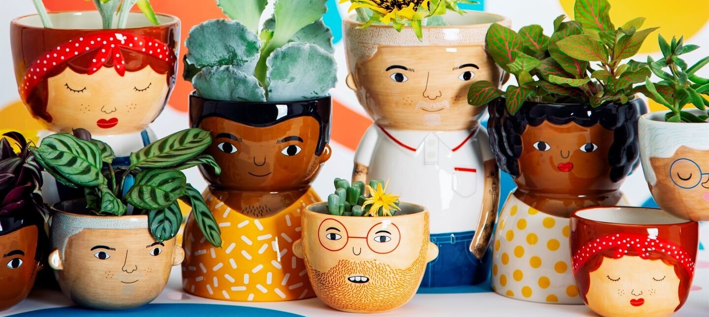 Kruka Mini Ross Rose Sass & Belle Krukor Örtkrukor Glaskrukor